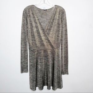 GUESS shimmer skater dress
